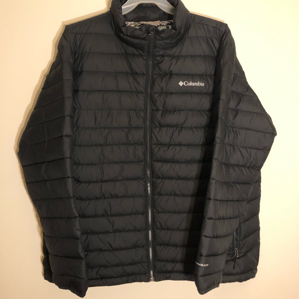 Columbia Omni heat black jacket men size 2X